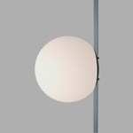 DK5550-BK Cветильник для трека-ремня Belty, серия Orb, со светодиодом, D150*H147мм, 48V DC, 10W, RA90, 120°, 4000K, IP20, белый, акрил