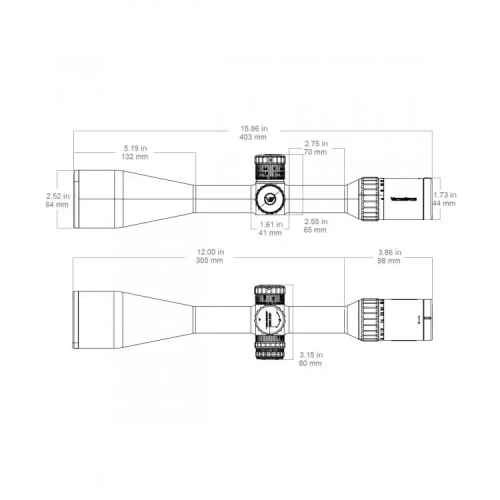 Прицел Vector Optics Continental X8 6-48x56 ED MIL TACTICAL (SCOL-TM52)