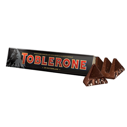 Шоколад Toblerone горький с медово-миндальной нугой 100 гр