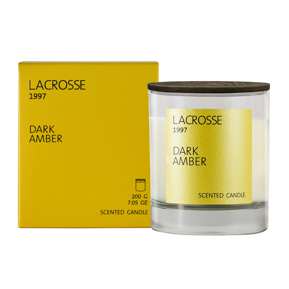 Свеча ароматическая lacrosse, dark amber, 40 ч