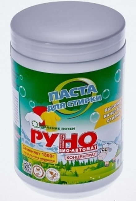 Паста моющая синтетическая РУНО-БИО автомат 900 г
