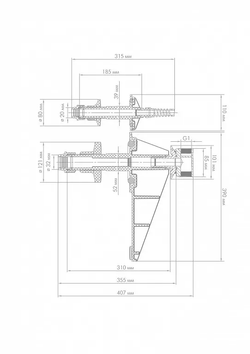 Адаптер колодезный «АК» Джилекс