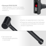 STAYER 40 мм, 1350 г, цельнолитой безынерционный слесарный молоток, Professional (2042-1350)