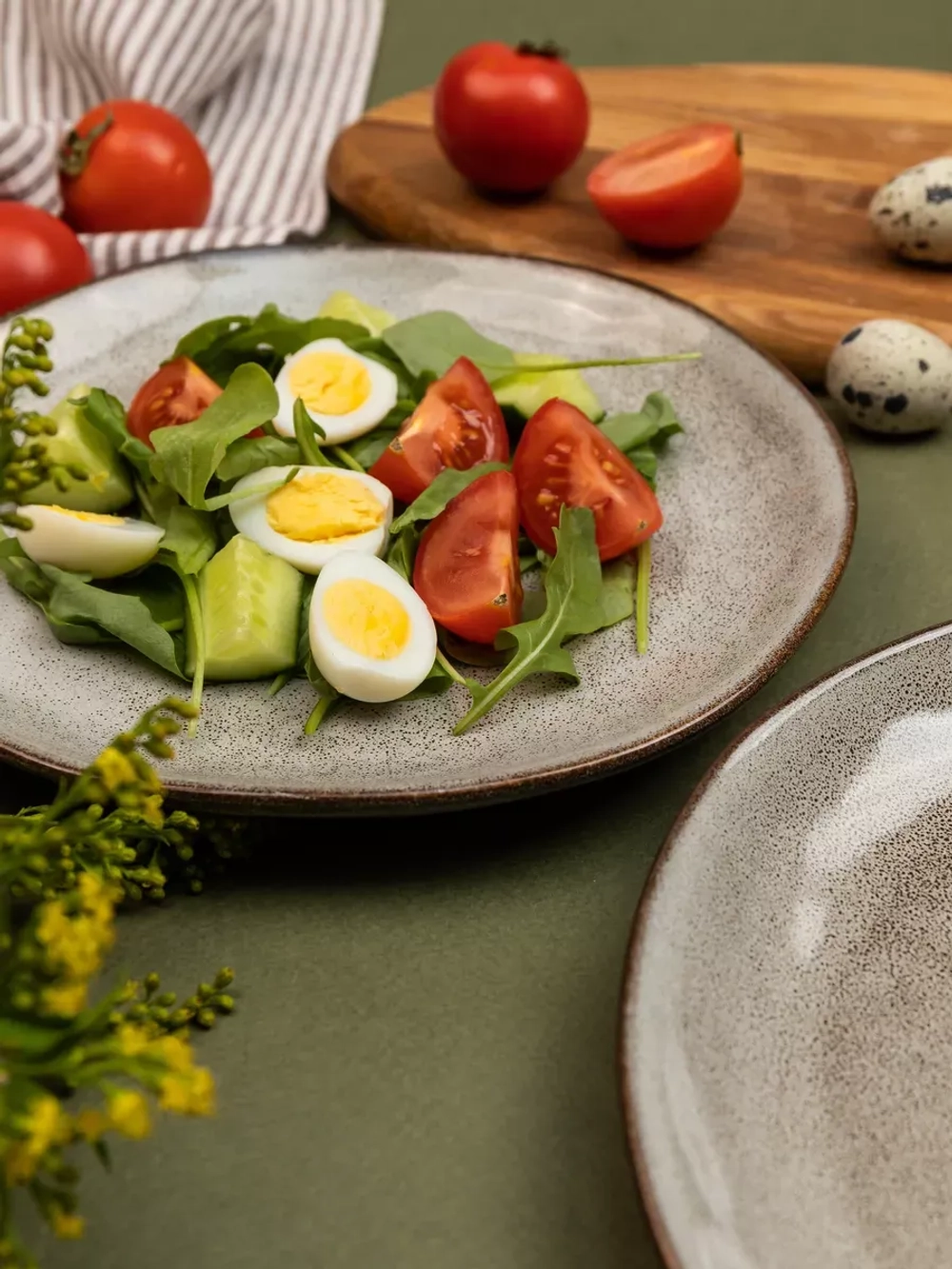 Тарелка плоская, Мокко 21 см - 6 шт.