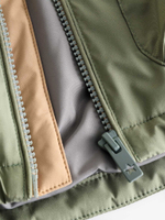 Куртка непромокаемая с капюшоном для мальчика Next Q60-458, Синий, Бежевый