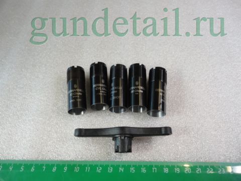 Чоки, насадки калибр 12 (компл. по 5 шт + ключ) (Bernardelli)