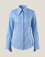 Рубашка "Основа гардероба" в небесном