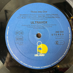 Винтажная виниловая пластинка LP Ultravox Three Into One (Germany 1980) Young Savage
