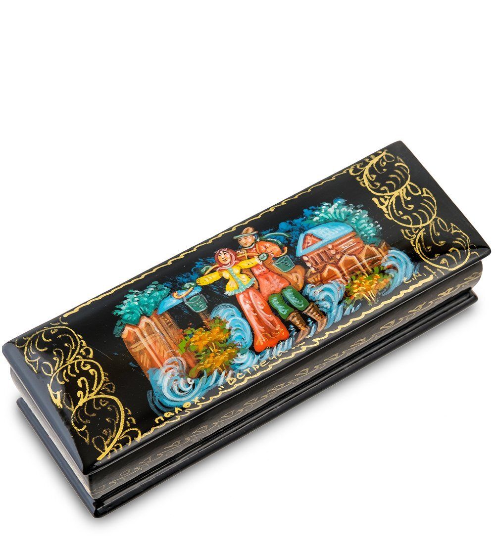 Народные промыслы ШК-85/28-B Шкатулка «Встреча»