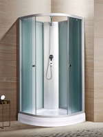 Душевая кабина RIVER  NARA LIGHT Б/К 90/15 MT 90х90 см,  матовое стекло, поддон низкий