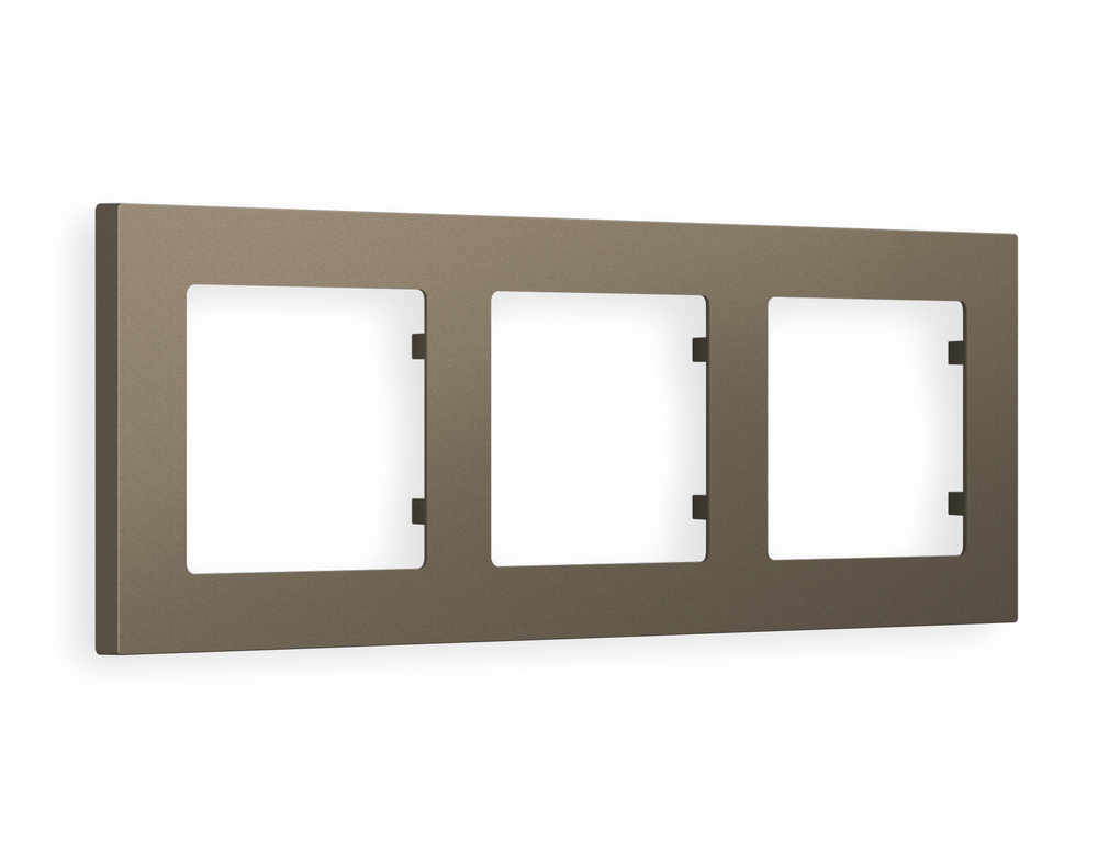 AF220633 Рамка ALFA Techno (Темная бронза матовый) 3-ая