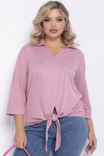Блуза Монокини (пыльно-розовая) Б12357-18 LT Collection
