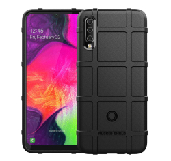 Чехол для Samsung Galaxy A70 (Galaxy A70S) цвет Black (черный), серия Armor от Caseport