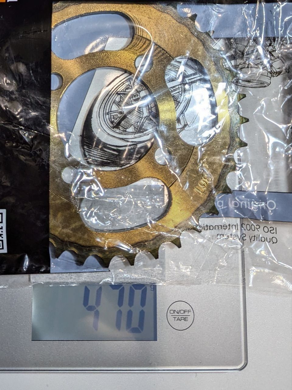 Звезда ведомая задняя (428-36) сталь, для мопедов Alpha/Delta