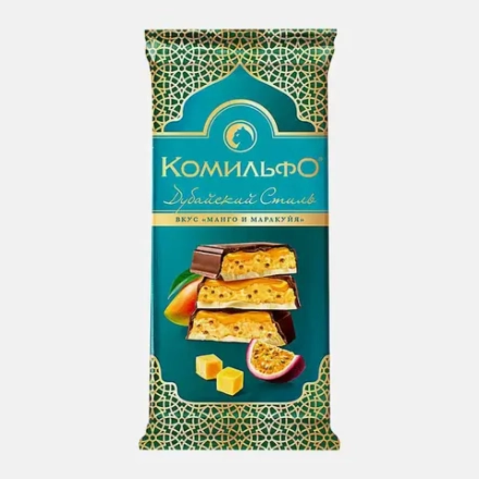 Шоколад со вкусом Манго и маракуйя Комильфо 200г