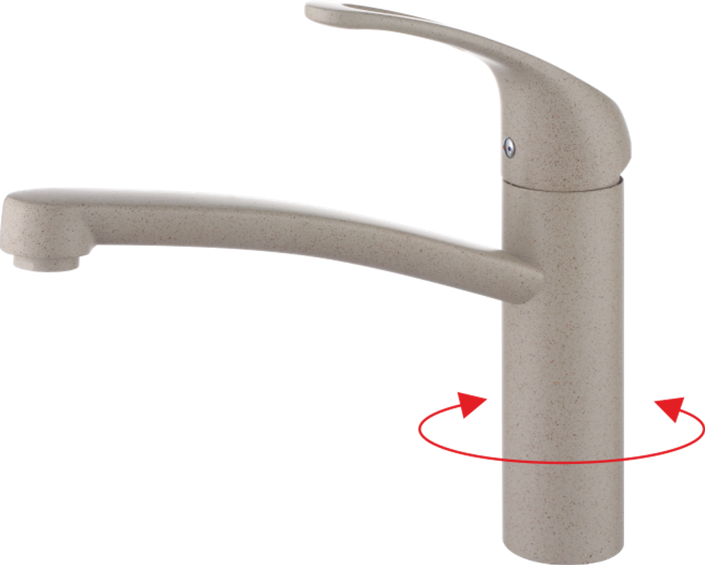 16024-B Смеситель одноруч. для кухни GANZER  (10/1шт)