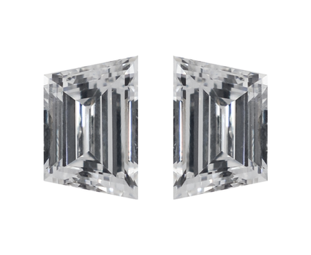 Лабораторно-выращенный бриллиант эполет (пара) 0.606 ct