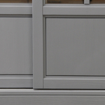 Шкаф-витрина деревянная Лэйквью 103х41х139 см с подсветкой, сервант с 2 раздвижными дверями из массива сосны