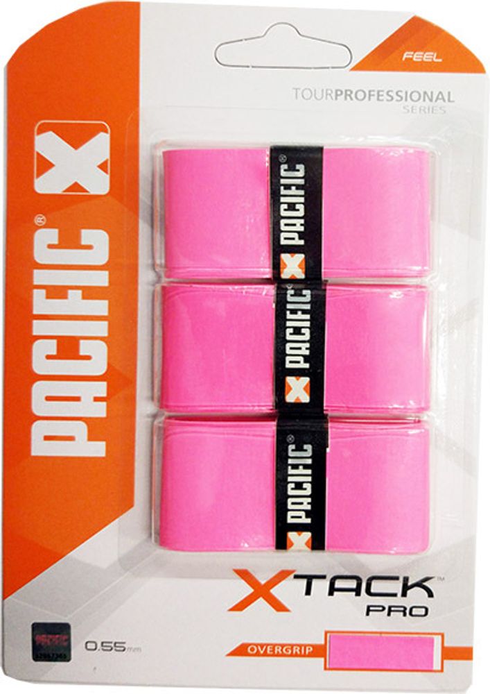 Намотки теннисные Pacific X Tack Pro pink 3P