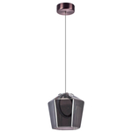 796118 Люстра CARAMELLO LED 6W 110LM КОФЕЙНЫЙ/ПЕПЕЛЬНЫЙ 3000K