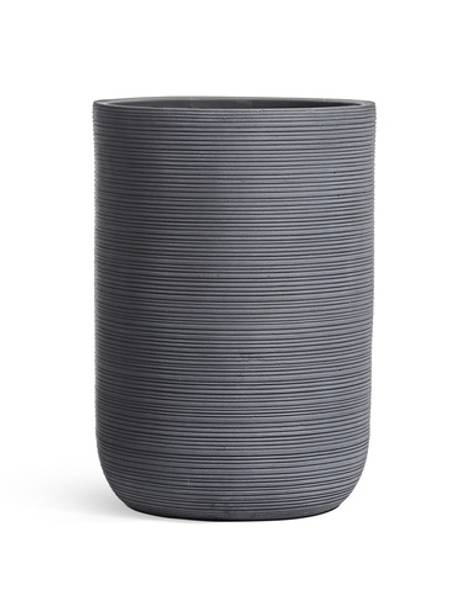 Кашпо TREEZ ERGO - TreeLine - Высокий цилиндр - Дымчато-серый бетон