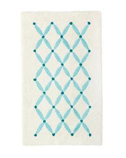 Коврик для ванной 60x100 Abyss & Habidecor Boudoir 370 бирюзовый Португалия