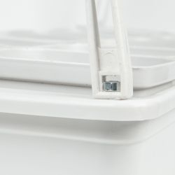 ULT-P34N-10W-SPSB IP65 WHITE 12 Набор Минисад. светильник для растений светодиодный с подставкой. Спектр для рассады и цветения. 12 кашпо в-к. белые. TM ФитоЛето