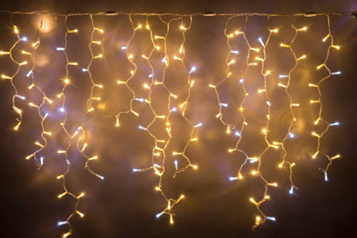 LED-RPL-512-4X1M-240V-WW+W Flash-холодный белый,  белые теплые светодиоды на прозрачном проводе