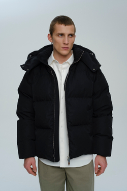 Пуховик с капюшоном | black