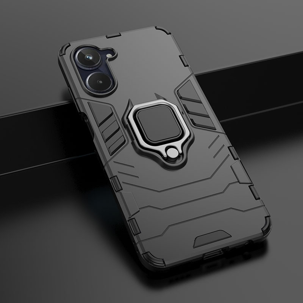 Противоударный чехол с кольцом Panther Case для Realme 10