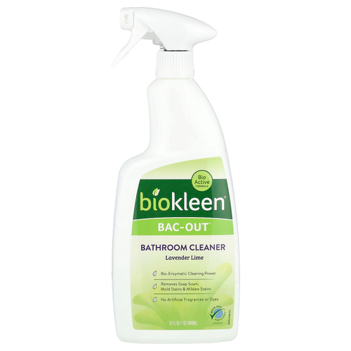 Biokleen, Bac Out®, очищающее средство для ванной комнаты, лаванда и лайм, 946 мл (32 жидк. унции)