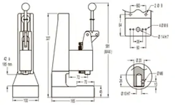 Маркировочный ударный пресс EMG PM60 P
