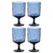 Набор из 4 бокалов для вина Arctic, 280 мл, синий
