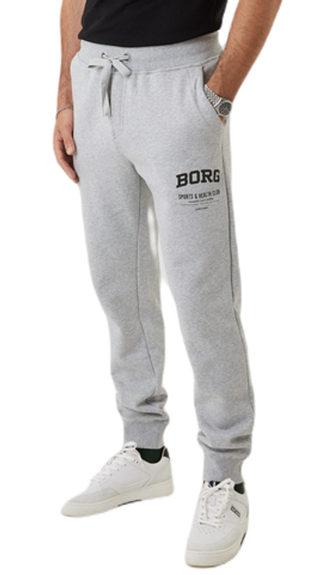 Мужские теннисные штаны Björn Borg Sthlm Tapered Pants - серый