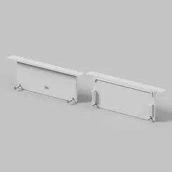 Комплект заглушек (для профиля ALM-8832-S-2M) ALM-8832-EC 2 шт. Led Strip 642005
