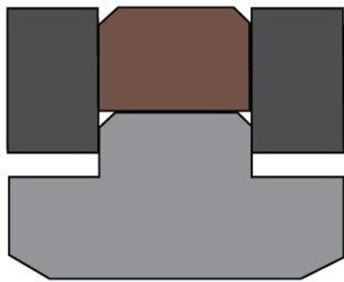 A103 250-227 Поршневое уплотнение для тяжёлых условий эксплуатации 250-227-16