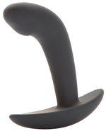 Анальная пробка Driven by Desire Silicone Butt Plug - 9 см. (Цвет: серый)