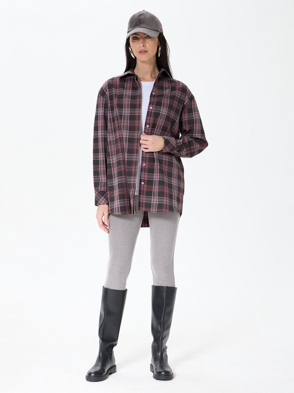 Леггинсы серые (Размер S-M, L-XL)