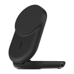 Зарядная станция MagSafe Belkin UltraCharge Round для iPhone и AirPods (Qi2.2) (WIZ039, EU) Беспроводная зарядка: Qi 25 Вт, Qi 5 Вт. Проводная зарядка: USB-C (5 Вт). Сертификация Qi2. Есть LED-индикация