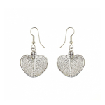 Серьги Ester Bijoux Денежный Лист LF93C-S BW