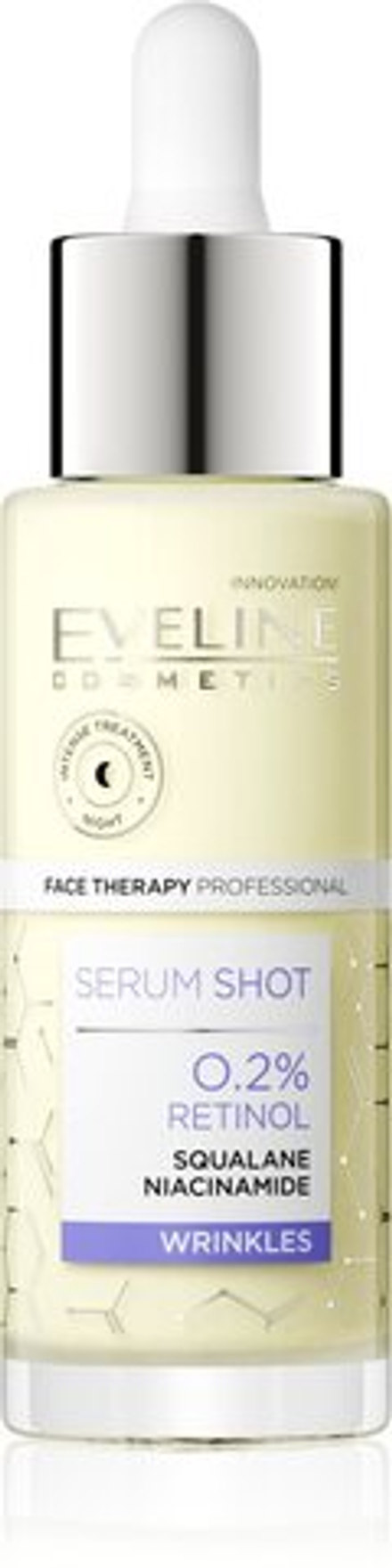 Eveline Cosmetics Serum Shot 0,2% Retinol - ночная сыворотка против морщин /   30  ml  / GTIN 5903416044185