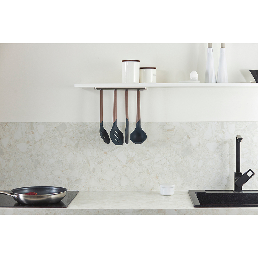 Шумовка smartchef, 31 см, капучино-графит