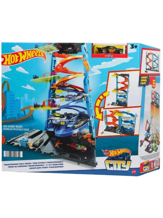 Набор Трек трасса Башня-трансформер для гонок Хот Вилс HKX43