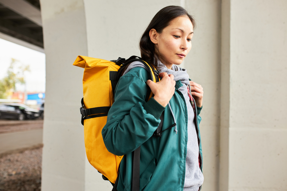 Рюкзак Technic Rolltop L фиолетовый