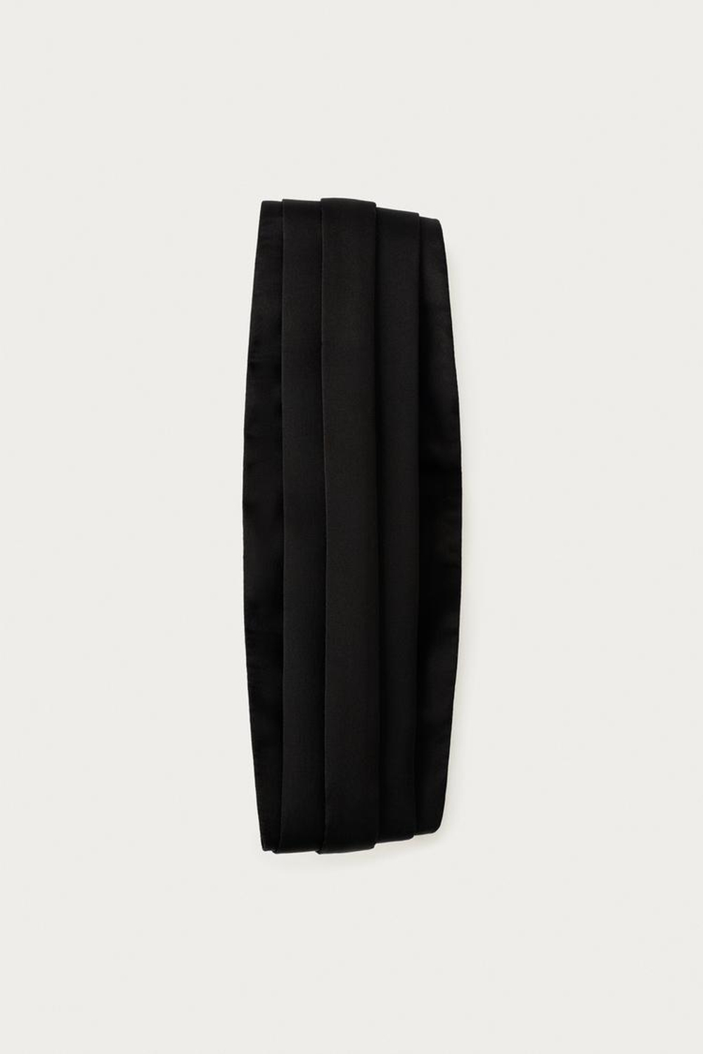 ZARA X MARISA BERENSON ПОВЯЗКА НА ГОЛОВУ ИЗ АТЛАСНОЙ ТКАНИ, ЧЕРНЫЙ