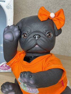 Игрушка мягконабивная 35см AniReal Бульдог (60101)