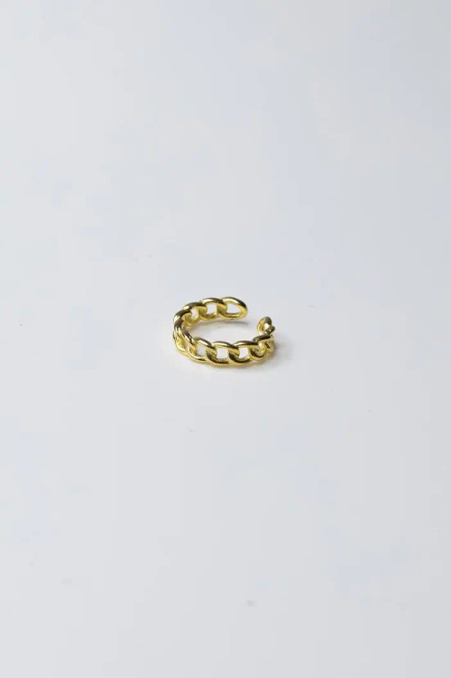 Кафф "Цепь" в золочении