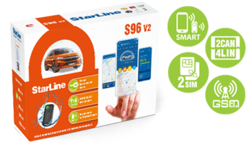 Starline S96 v2 BT 2CAN-4LIN GSM