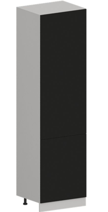 Кухня Модуль ШП 600М Белый / Черный матовый