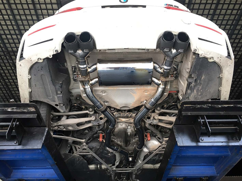 Спортивная выхлопная система с заслонками для BMW M4 F82 F83 3.0T 2014+ БМВ